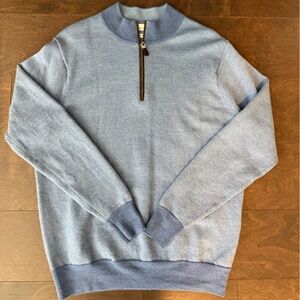 Peter Millar Sky Blue Merino Wool Sweater